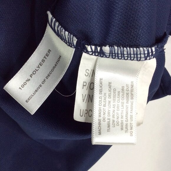Cutter and Buck NFL New England Patriots Polo Shirt XL Navy Blue Short Sleeve - Picture 7 of 7